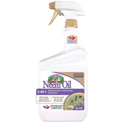 Bonide Ready to Use Neem Oil, Insect Pesticide RTU 32oz
