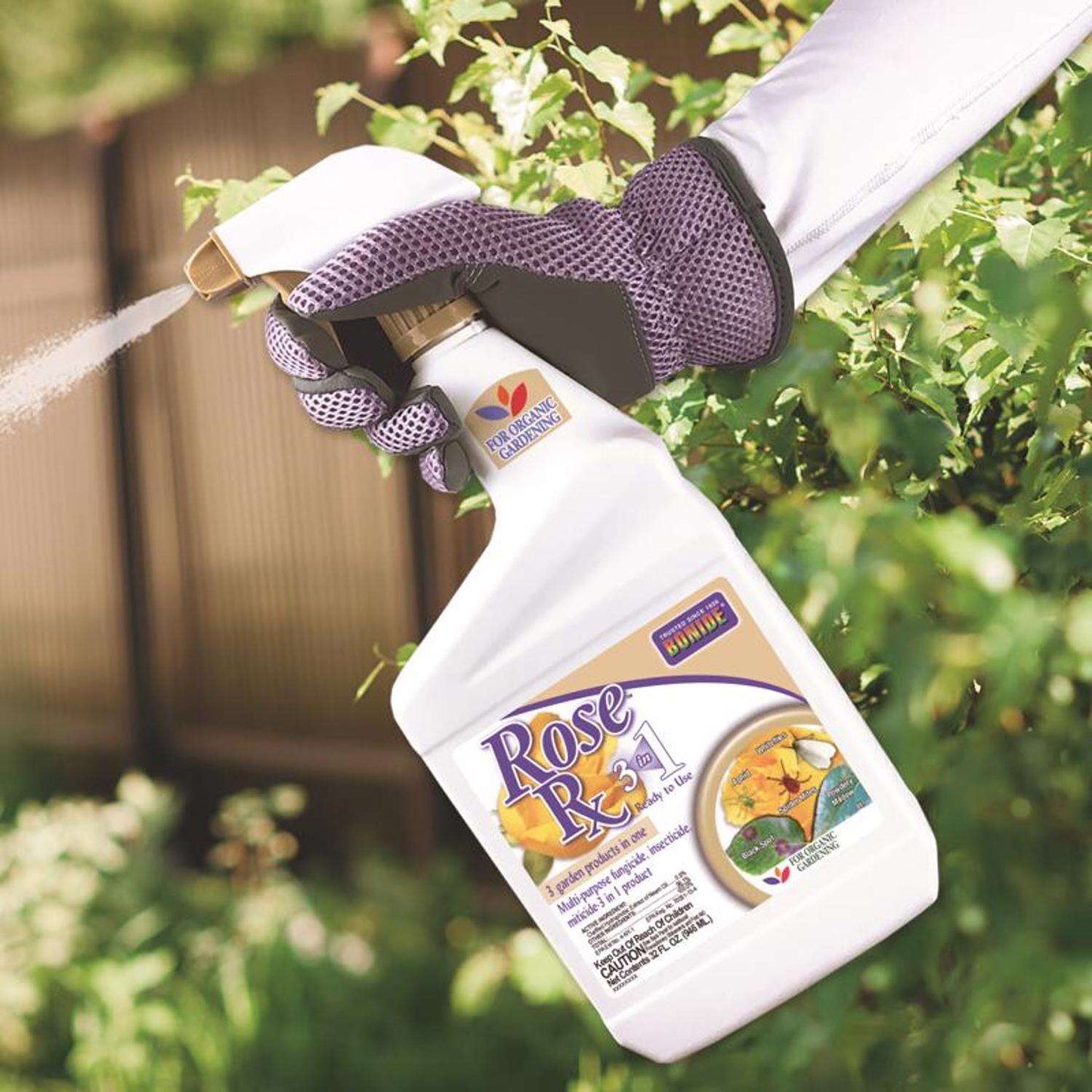 Bonide Rose Rx 3-in-1 RTU Organic Insect & Disease Control